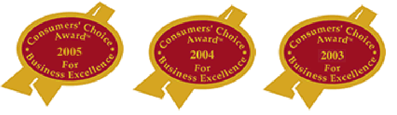 Capital Direct Consumers Choice Awards 2003 2005 Graphic