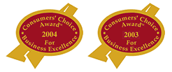 Consumers Choice Award Winner for Business Excellence - Mortgage Broker - 2003 & 2004