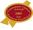 Consumers Choice Award Winner for Business Excellence - Mortgage Broker - 2005